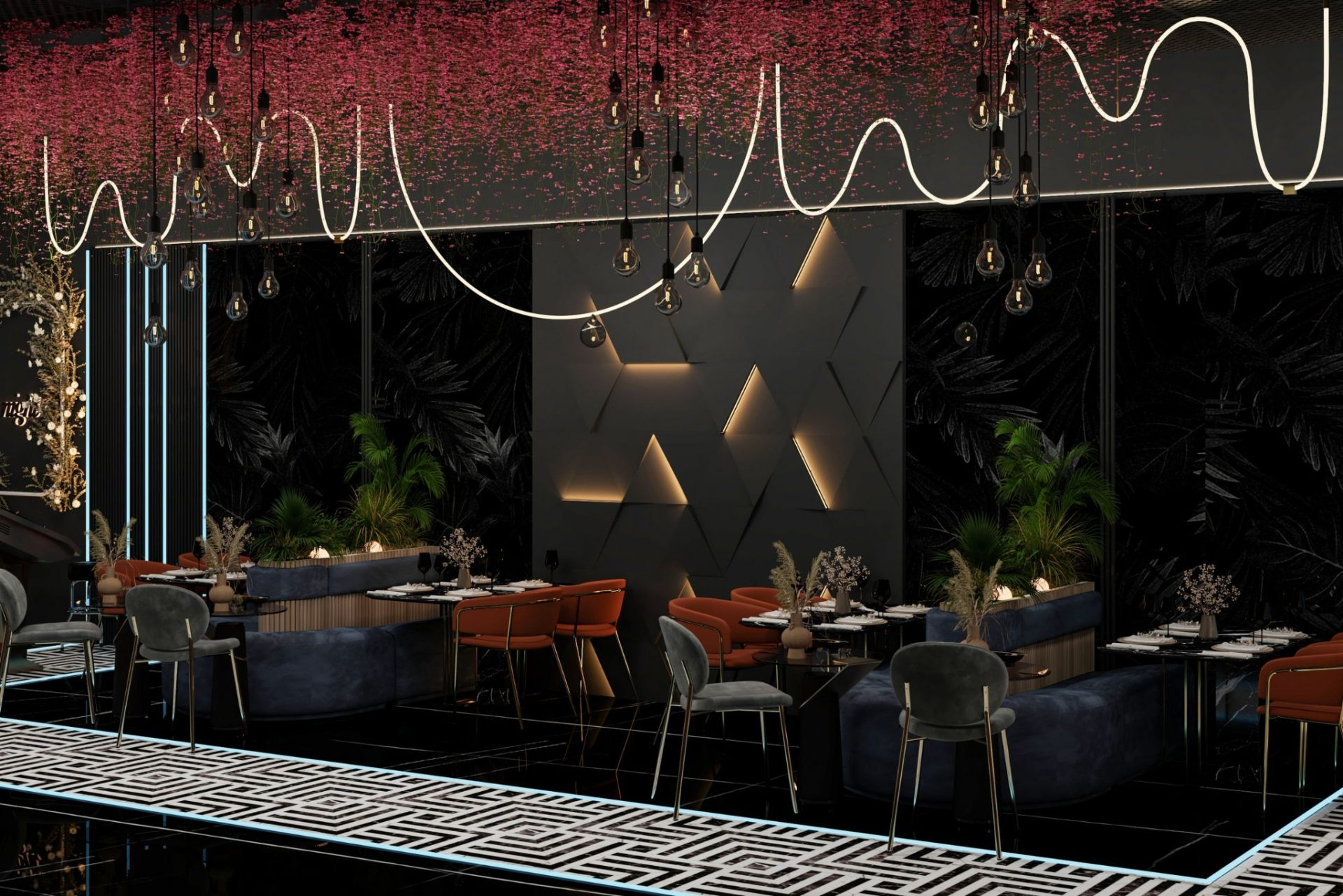 M3 Lounge dining room